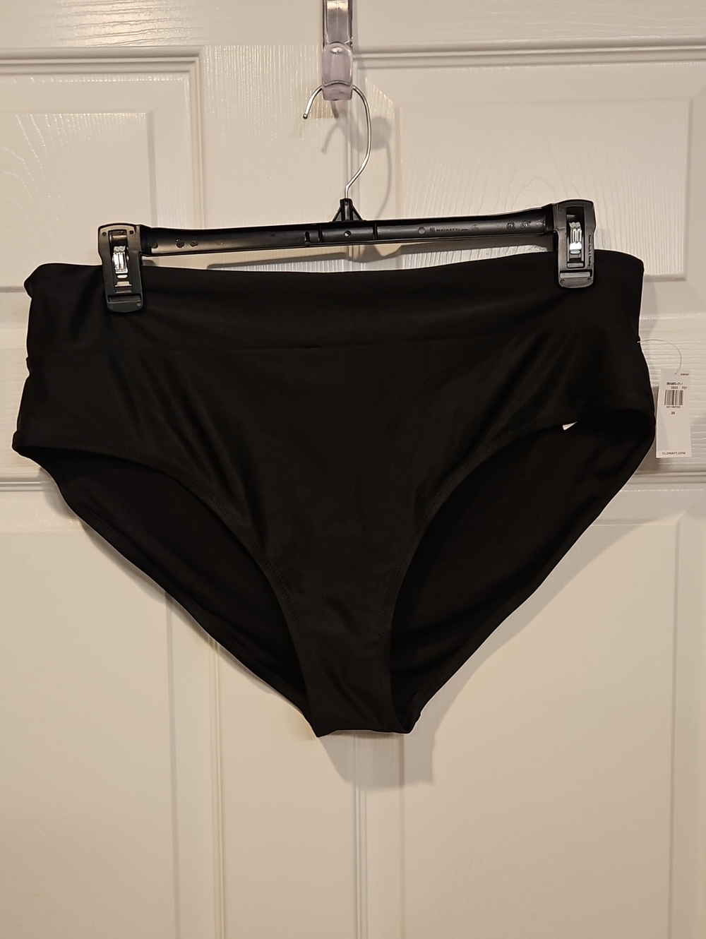 Old Navy Black High-Rise Swim Bottoms